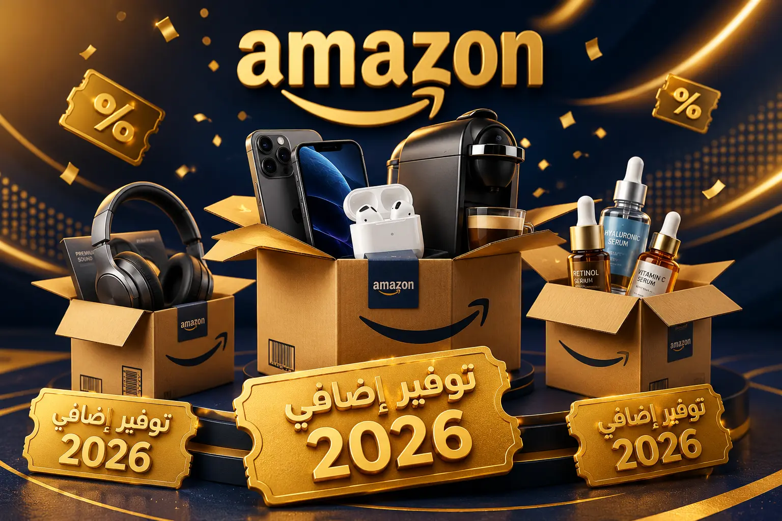 كود خصم أمازون 2026: خصومات حصرية وتوفير إضافي | WoCoupon