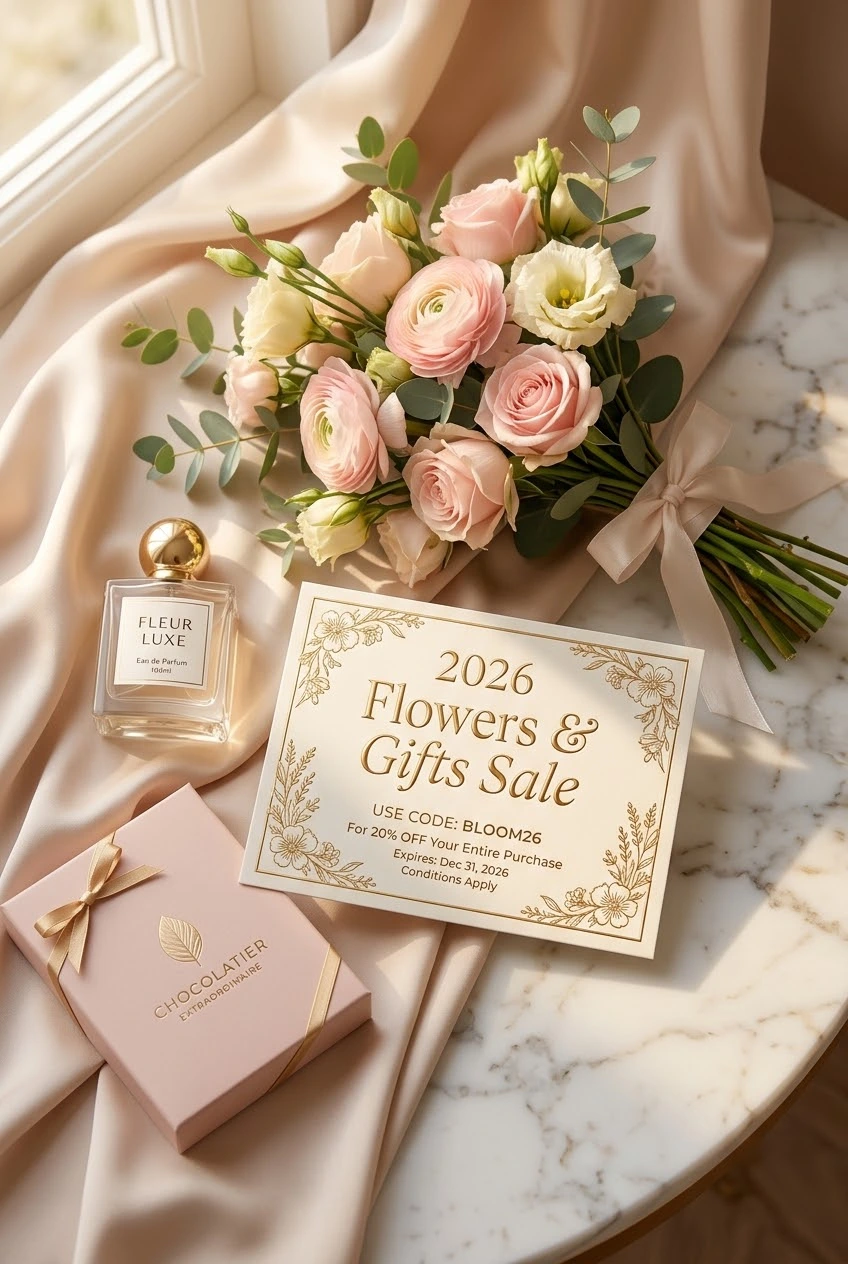 Naseem Promo Code 2026: Save Extra on Flowers, Perfumes & Gifts | WoCoupon